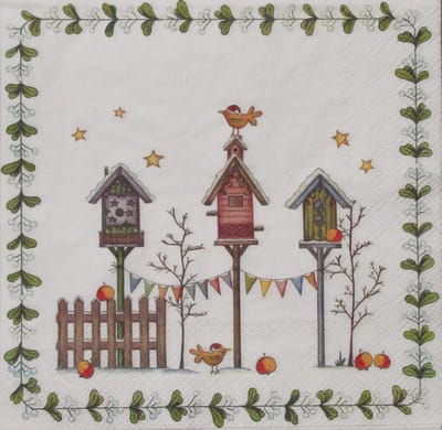 Servetten Little Bird's World 33 x 33 cm