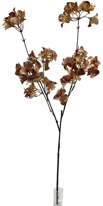 Kunsttak bougainvillea 112cm taupe