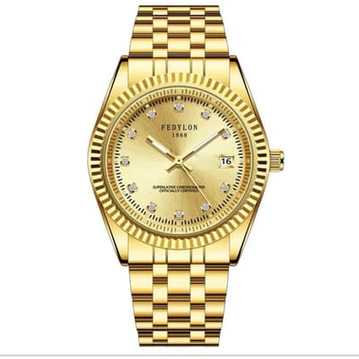 Nouvelle Montre pour Homme Montre Automatique Non Mécanique pour Homme Étudiant Étanche Montre à Quartz Domestique pour Homme beige