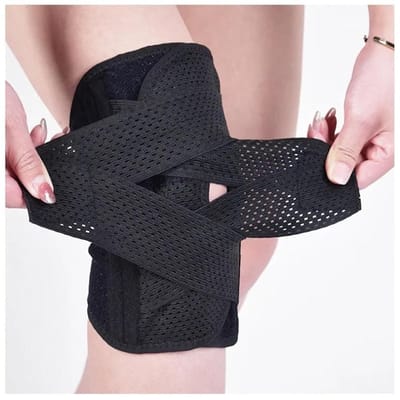 Kniebeschermers Volleybal - Sport Kniepad - Fitness Training - Ademend Materiaal - XL - Zwart
