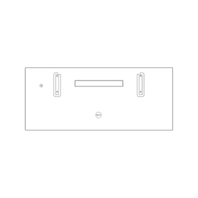 AEG glaspaneel, set, zwart, 380x896AEG 140274159056