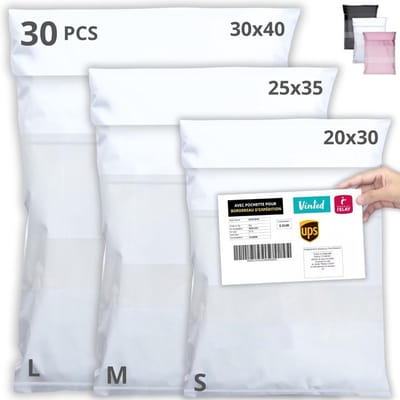 DailySupplies® Verzendzakken Voor Kleding - Verzendzakken - Met Zelfklevende Sluiting
