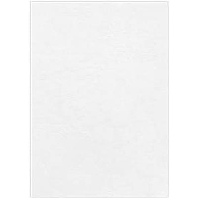 Fellowes dekblad leer, A4, voor inbindmachine, wit, 250 g, 25 stuks
