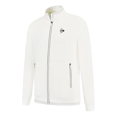 Dunlop Club Knitted Trainingsjack Heren-Wit