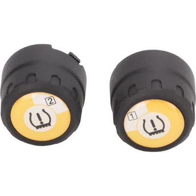 Bluetooth TPMS 2 Externe Sensor Bandenspanningscontrolesysteem Realtime Druk Temperatuur Alarm voor Motorfiets yellow