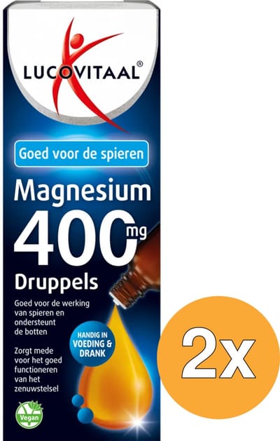 2x Lucovitaal Magnesium Druppels (28 doseringen)