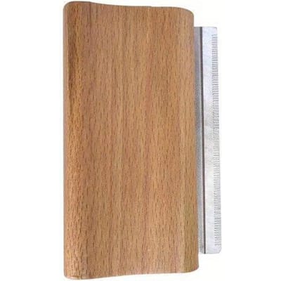 Houten verzorgingsborstel Vis Deshedding Grooming Tool Professionele houten hondentrimmer Ergonomisch ontwerp Hondenkam Kam voor het verwijderen van huisdierhaar