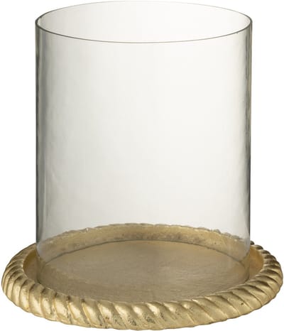 J-Line kaarshouder - aluminium - goud