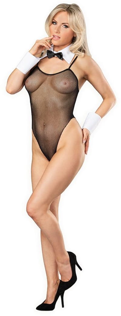Amorable - Serveerster Outfit - One Size - Zwart