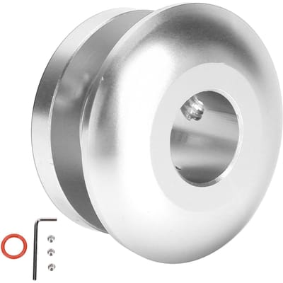 Pookknophoes Retainer Limiter Schakelaar Schakelkop Gesp Stopper Universeel voor Auto Silver