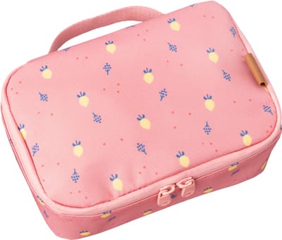 Fresk Kleine Koeltas Kind 2.5 L– Lunchtas Meisjes – Thermische Lunch Koeltas - Met Bestekvak - Waterafstotende Lunchtas - Roze - Summer Fruit