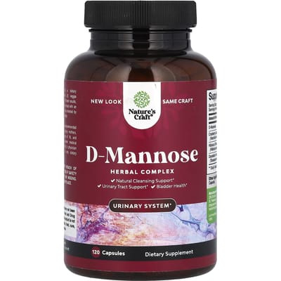 Nature's Craft, D-mannose, 120 capsules