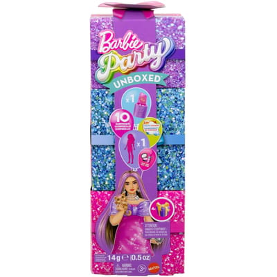 Barbie Glam Party Unboxing - Roze pop met accessoires Speelpoppen