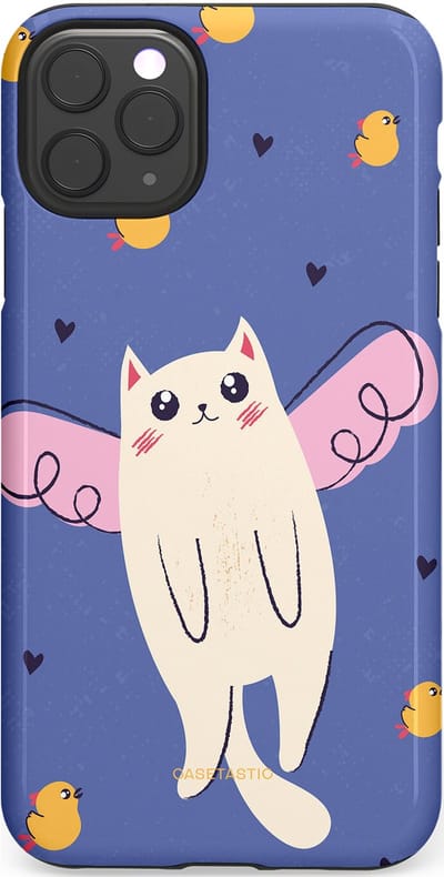 Casetastic Hoesje Geschikt voor Apple iPhone 11 Pro Max - Stijlvolle Beschermende Duo-layer Case - Kuikendief