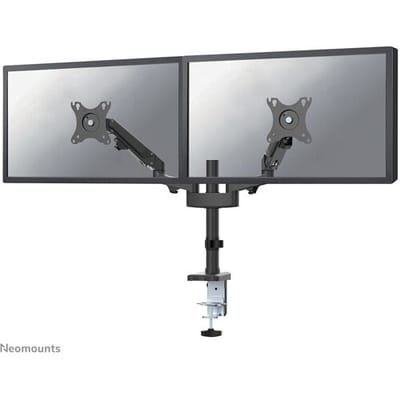 Neomounts DS70-750BL2 Tafelbeugel voor monitor Aantal monteerbare displays: 2 Display(s) 43,2 cm (17) - 68,6 cm (27) Zwart In hoogte verstelbaar,