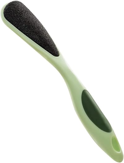 Voetbestand Voet Schraper - Huidverwijderaar Eelt - Voetverzorging Thuis - Dubbelzijdig Emery Oppervlak - 22.4 cm - Grijs