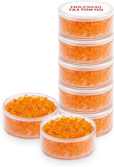 Universele droogcapsules voor gehoorapparaten met kleurindicator - 7 silica gel tabletten voor optimale droging en bescherming van gehoorapparaten