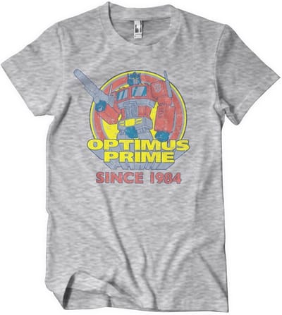 Transformers Optimus Prime - Since 1984 T-shirt, grijs gemêleerd
