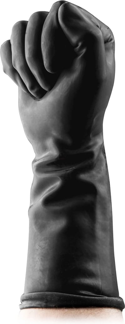 BUTTR - Gauntlets Fisting Handschoenen - BDSM - Rollenspel - Verkleedkleding - Latex Erotiek - Latex Handschoenen - One Size - Zwart