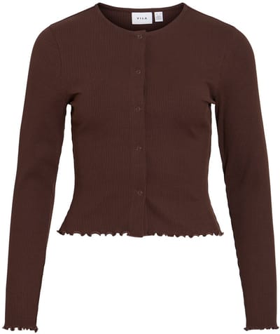 VILA Top met lange mouwen VIABENIA Ronde hals