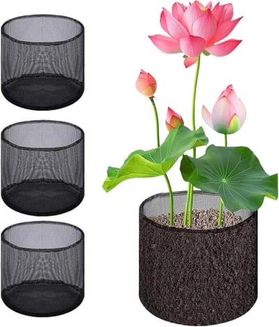 Plantenmand - Stofmand - Vijvertuin aanleggen - Opvouwbaar ontwerp - 17.2 cm hoog - Meerdere kleuren