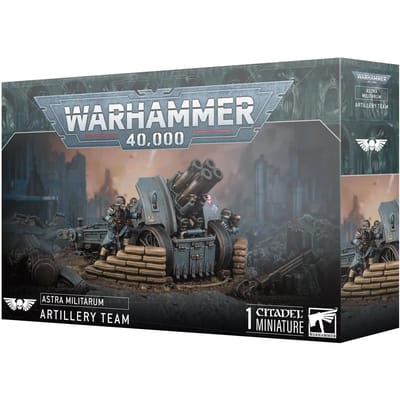 Beeldje Games Workshop Warhammer 40k - Astra Militarum Equipe d'Artillerie de Krieg