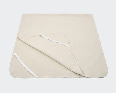 Wollen Matrasbeschermer 80x200 cm - 100% Scheerwol - Wasbaar
