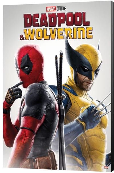 Semic Marvel Wooden Wall Art Deadpool & Wolverine 02 Best friends 35 x 50 cm Poster & Wallscrolls