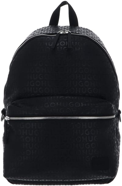 HUGO laptop rugzak rugzak met laptopvak Ethon 2.OHI Backpack Black zwart