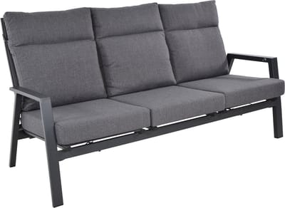 Les - Loungebank Ohio 3-pers - grijs