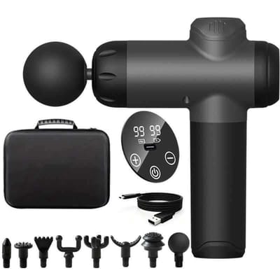 carmdering - Massage Gun -Massagepistool - LCD Electric Touch Massage gun - Massage apparaat - Sport Massage -Spierherstel & Spierontspanning - Stress Verminderend - Stil en Sterk - Lange Batterij - Massage Gun
