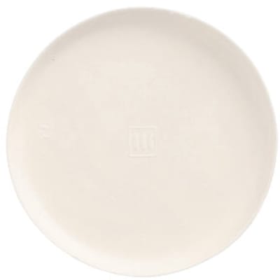 100 Borden Suikerriet pure rond Ø 9 cm · 1 cm wit Cella