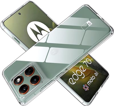 Coverup Hoesje - Geschikt voor Motorola Edge 70 Hoesje - Coverup TPU Back Cover - Transparant