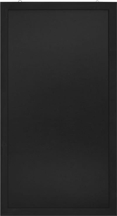 Europel krijtbord met lijst – muurdecoratie – tekenbord - zwart - 60x110cm