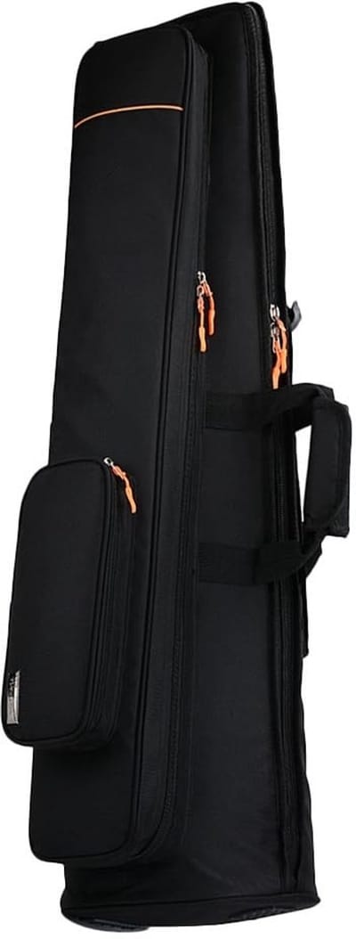Dailygoods - Vaguelly Tenor Posaune tas, Oxford waterdichte Tenor Bass Posaune Gigbag rugzak met 16 mm bekleding, 2 voorzakken, Posaune draagtas, zwart