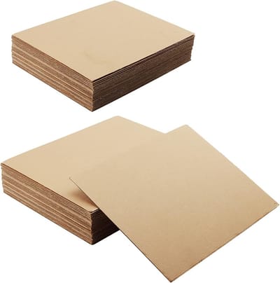 Golfkartonnen verzenddoos bruin - 100 stuks - 28 x 35,5 x 0,15 cm - beschermende verpakking voor transport en post
