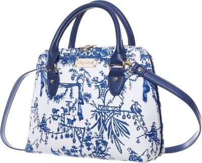 Handtas - Schoudertas - Chinoiserie - Blauw - Blue