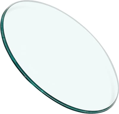 Glazen Tafelblad - Ronde Glasplaat - Eettafel Vormgeven - Gehard Glas - 35-100 cm - Transparant