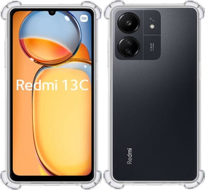 Hoesje geschikt voor Xiaomi Redmi 13C – Extreme Shock Case – Cover Transparant