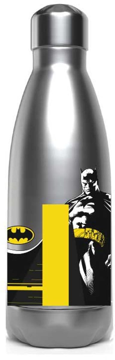 Batman Roestvrij Staal Gepersonaliseerde Fles Met De Letter I 550ml Zilver