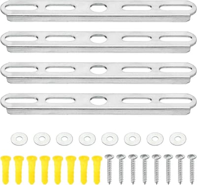 Plafondlamp set - Hanglamp houders - Verlichtingsmontage - Verhoogd draagvermogen - 120 mm - Zilverkleurig