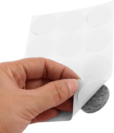 Meubelvilt Pads - Vloerbeschermers Stickers - Krassen Voorkomen - Zelfklevend Rond - Groot Formaat - Meerdere Kleuren