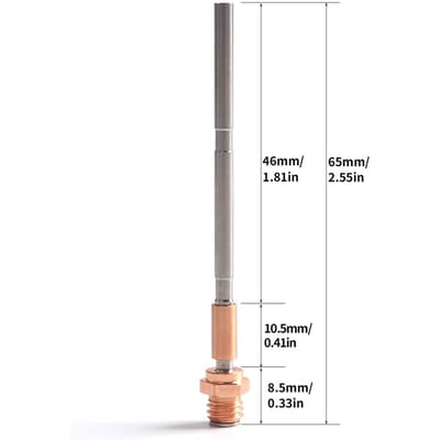 Kit Gorge Hotend en Alliage de Titane Cuivre Amélioré Compatible avec Imprimante 3D Prusa MK4 Résistant aux Hautes Températures et multicolore