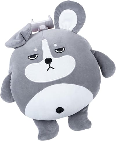Handwarmer-knuffeldieren, handverwarmingskussen, omarmingskussen, schattig pluche kussen, knuffeldier, betoverende handwarmer met telefoonhouder voor volwassenen