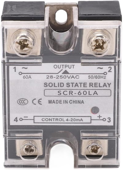 OmGoods - Dailygoody - SSR-module - halfgeleiderrelais - statusweergave - 4-20 mA - spanningsregelaar - AC 28-250 V - geschikt voor industriële toepassingen