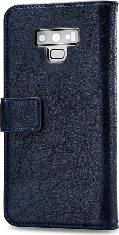 Mobilize Telefoonhoesje geschikt voor Samsung Galaxy Note 9 Hoesje | Mobilize Elite Gelly Bookcase Portemonnee | Pasjeshouder voor 3 Pasjes | Telefoonhoesje voor Pinpas / OV Kaart / Rijbewijs - Blauw