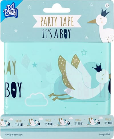 Paperdreams - Party Tape - Newborn baby boy