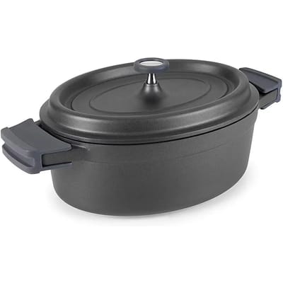 Ovale braadpan van gesmolten aluminium Lacor 26x20 cm