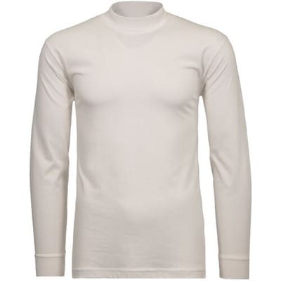 Ragman Long Sleeve Turtle T-Shirt Single Jersey Quality Ecru / male
