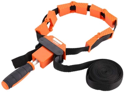 Dailygoods- Riemklem Verstelbaar - Hoekklem - Bandriem - Houtbewerkingsgereedschap - Nylon - Antislip Handgreep - Bindriem